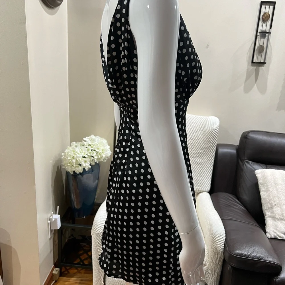 Brand New About Us Mini Polka Dot Dress . Size XS - Picture 4 of 6